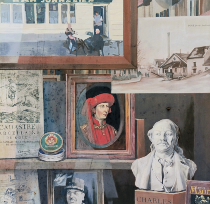 Trompe l'oeil réalisé par haut les MURS à Dole